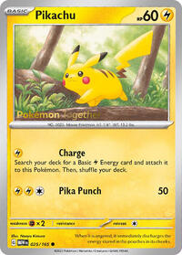Pikachu - 025/165 (Pokemon Together) (25) - Miscellaneous Cards & Products (MCAP)