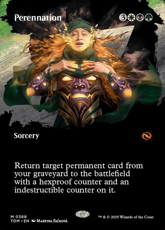 Perennation (368) - [Showcase] Tarkir: Dragonstorm (TDM)