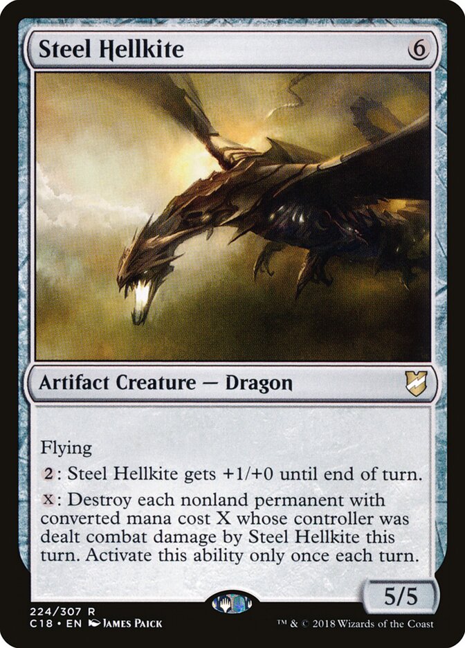 Steel Hellkite (224) - Commander 2018 (C18)