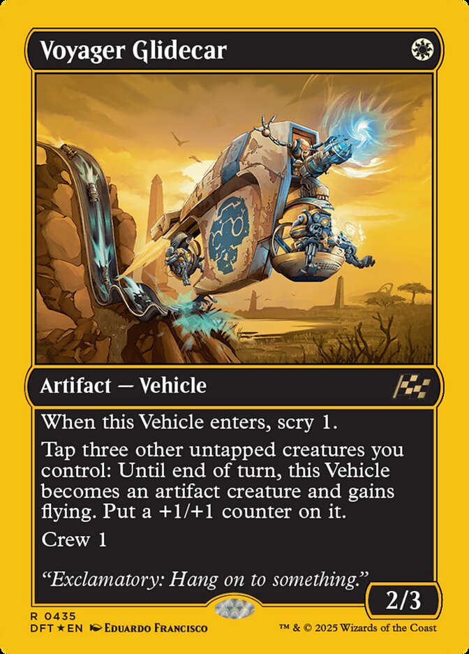 Voyager Glidecar - [First Place Foil] Aetherdrift (DFT)
