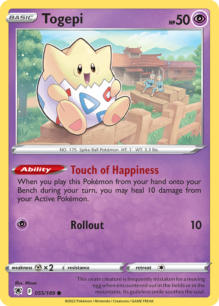 Togepi (55/189) - [Reverse Holo] Astral Radiance (ASR)