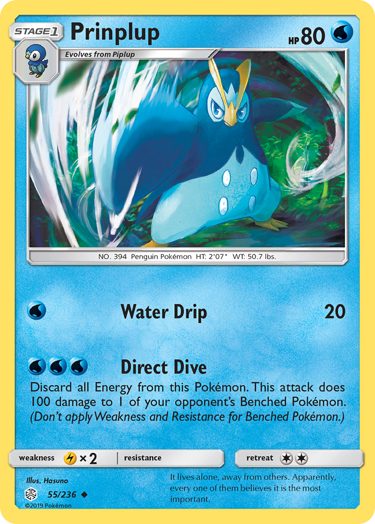 Prinplup (55/236) - Cosmic Eclipse (CEC)