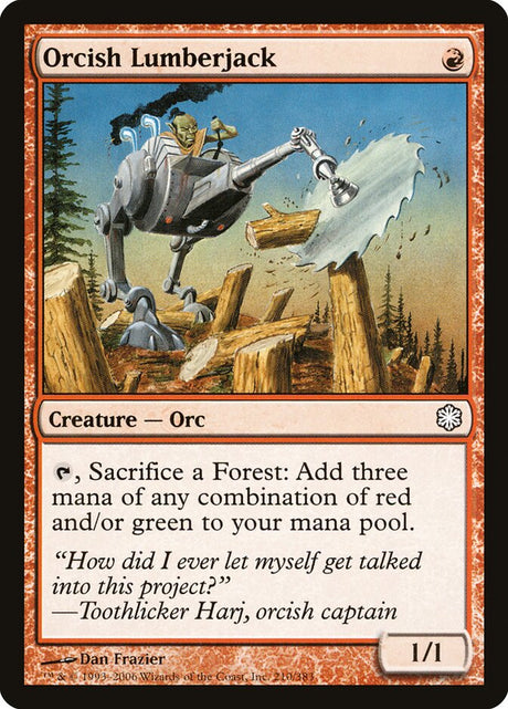 Orcish Lumberjack (210) - Coldsnap Theme Decks (CST)