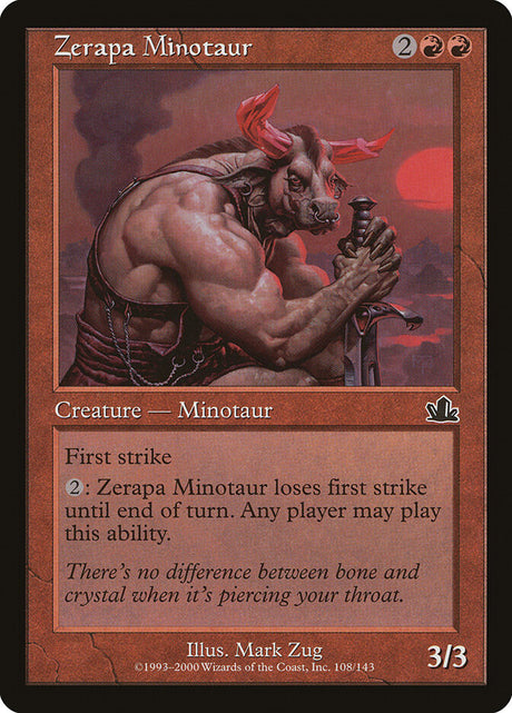 Zerapa Minotaur (108) - Prophecy (PCY)