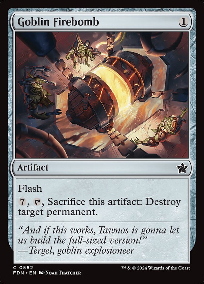 Goblin Firebomb (562) - Foundations (FDN)