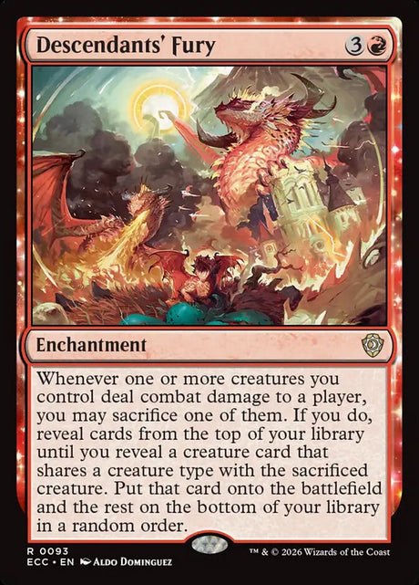 Descendants' Fury (93) - Lorwyn Eclipsed Commander (ECC)