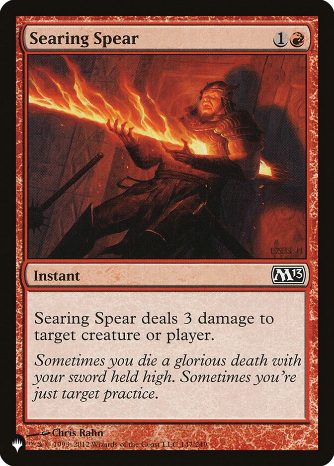 Searing Spear (M13-147) - The List (PLST)