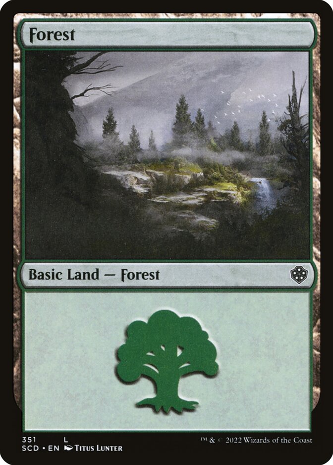 Forest (351) - Starter Commander Decks (SCD)