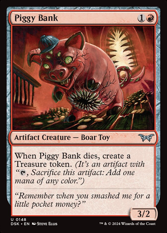 Piggy Bank - [Foil] Duskmourn: House of Horror (DSK)
