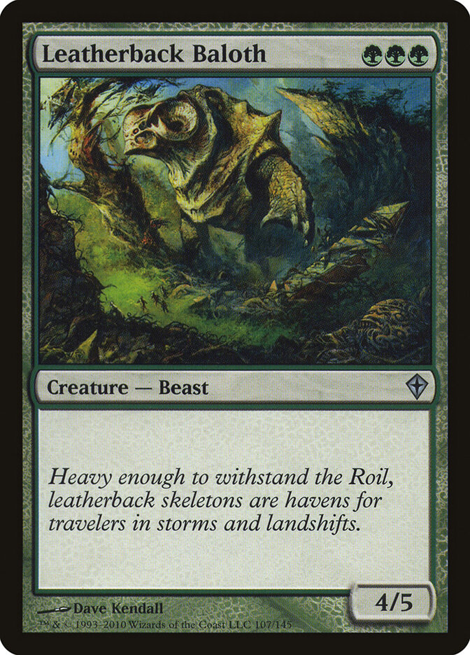 Leatherback Baloth (107) - Worldwake (WWK)