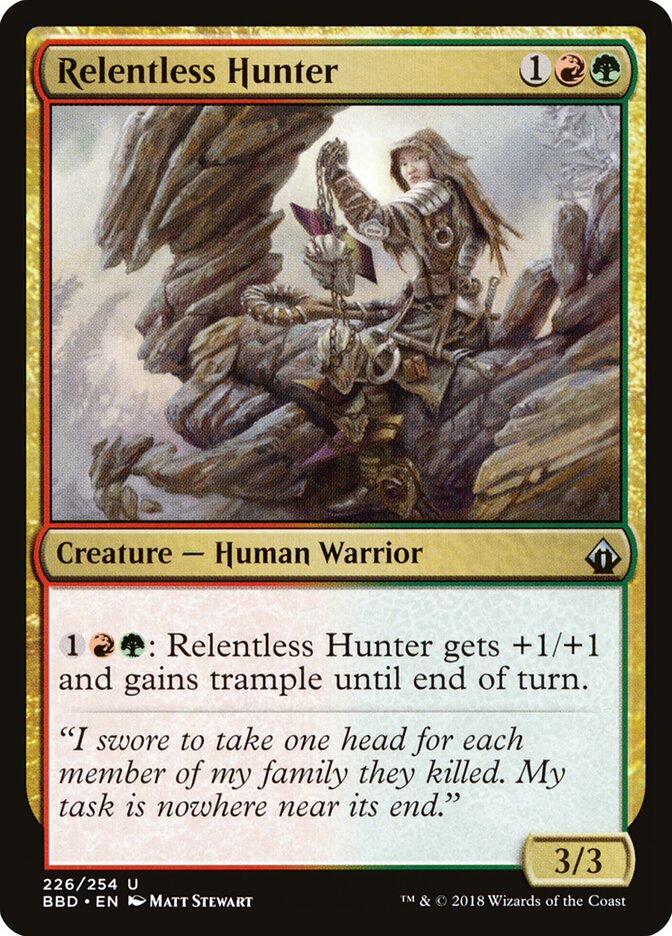 Relentless Hunter (226) - Battlebond (BBD)