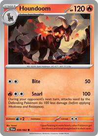 Houndoom (8) - SV: Shrouded Fable (SFA)