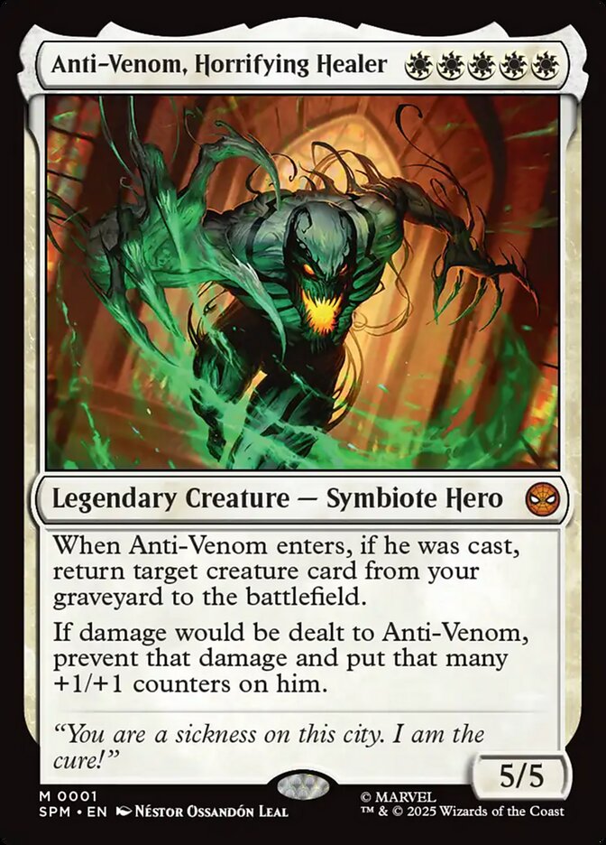 Anti-Venom, Horrifying Healer (1) - [Foil] Marvel's Spider-Man (SPM)