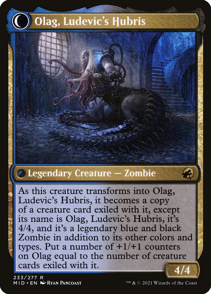 Ludevic, Necrogenius // Olag, Ludevic's Hubris (MID-233) - The List (PLST)