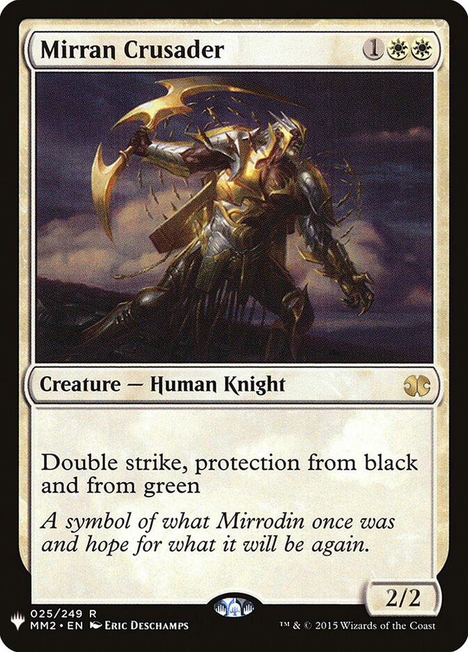 Mirran Crusader (MM2-25) - The List (PLST)