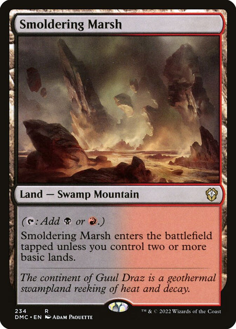 Smoldering Marsh (234) - Dominaria United Commander (DMC)