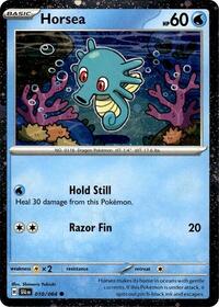 Horsea - 010/064 (Cosmos Holo) (10) - Miscellaneous Cards & Products (MCAP)