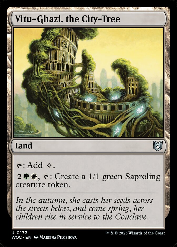 Vitu-Ghazi, the City-Tree (173) - Wilds of Eldraine Commander (WOC)