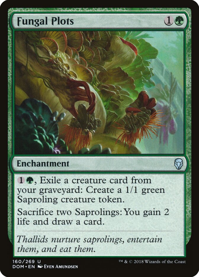 Fungal Plots (160) - Dominaria (DOM)