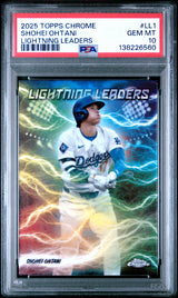 2025 Topps Chrome Lightning Leaders #LL1 Shohei Ohtani PSA 10