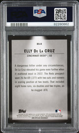 2023 Bowman Spotlights #BS8 Elly De La Cruz Spotlights-Aqua Refractor PSA 9