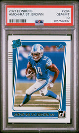 2021 Panini Donruss #284 Amon-Ra St. Brown PSA 10