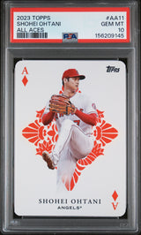 2023 Topps All Aces #AA11 Shohei Ohtani All Aces PSA 10