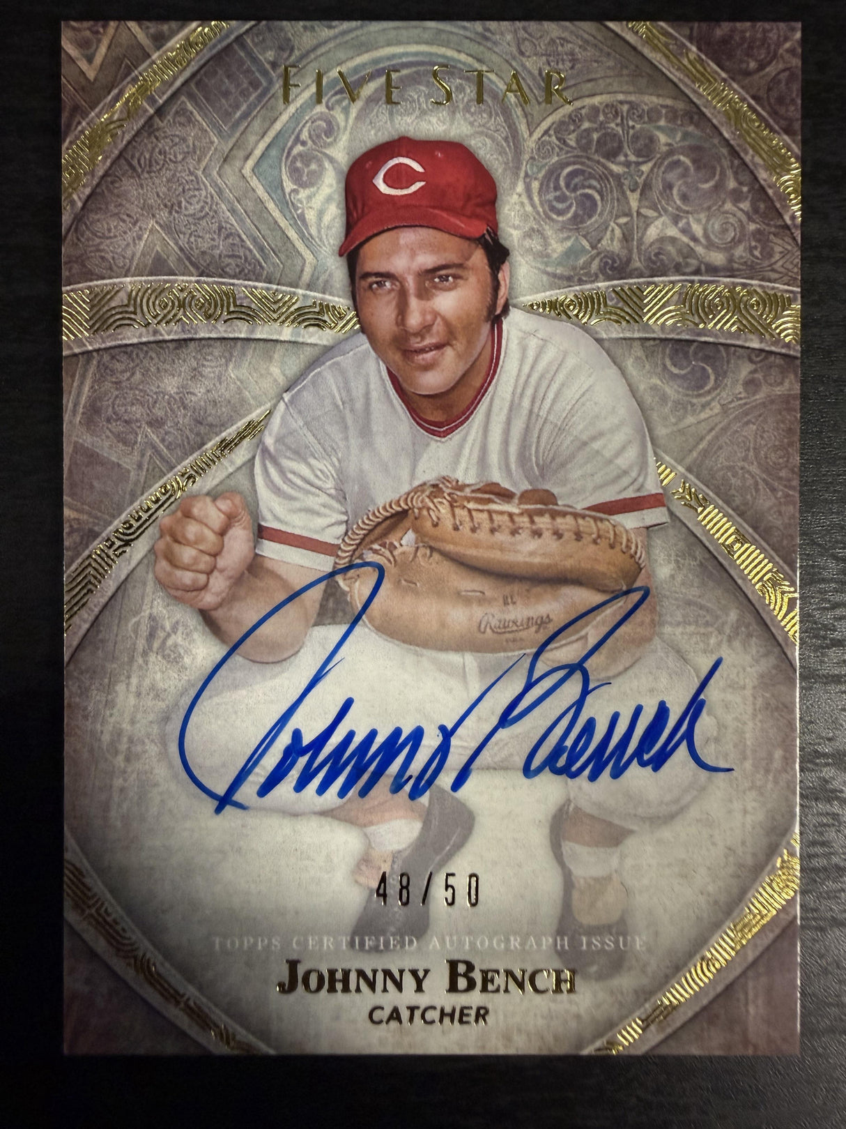2014 Topps Five Star Johnny Bench Auto /50