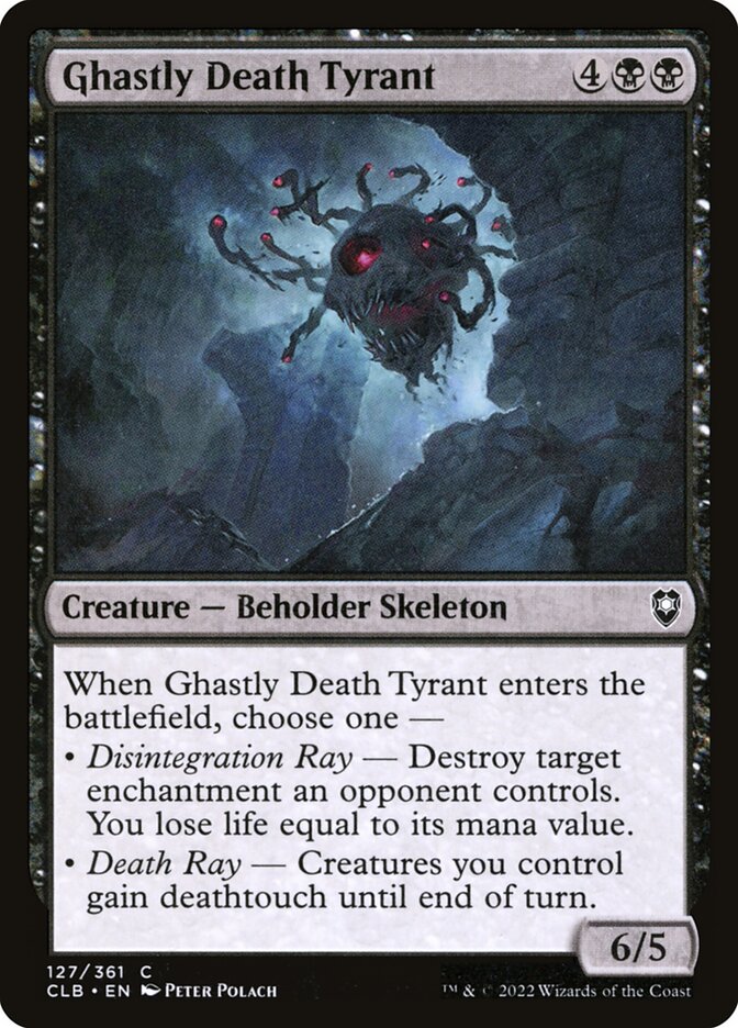 Ghastly Death Tyrant (127) - Commander Legends: Battle for Baldur's Gate (CLB)