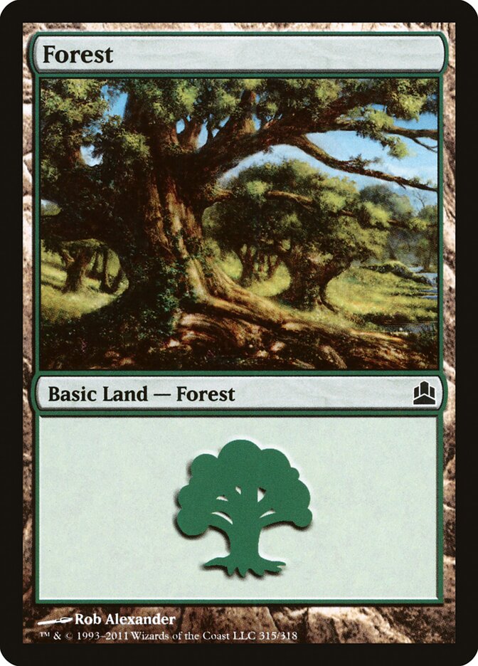 Forest (315) - Commander 2011 (CMD)
