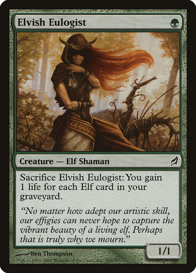 Elvish Eulogist (205) - Lorwyn (LRW)