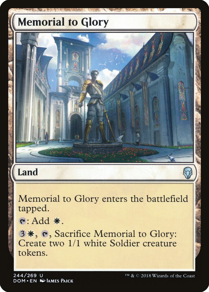 Memorial to Glory (244) - Dominaria (DOM)