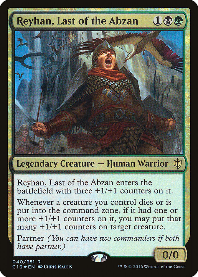 Reyhan, Last of the Abzan (40) - Commander 2016 (C16)