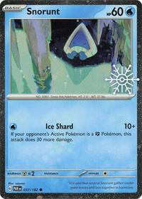 Snorunt - 037/182 (Holiday Calendar) (37) - Miscellaneous Cards & Products (MCAP)
