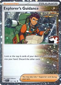 Explorer's Guidance - 147/162 (Cosmos Holo) (147) - Prize Pack Series Cards