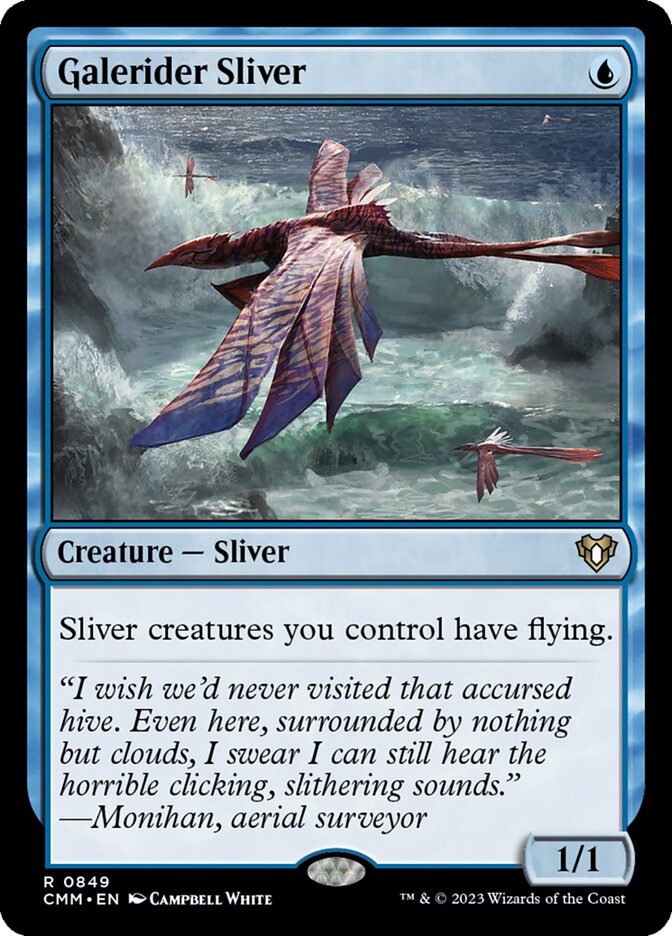 Galerider Sliver (849) - Commander Masters (CMM)