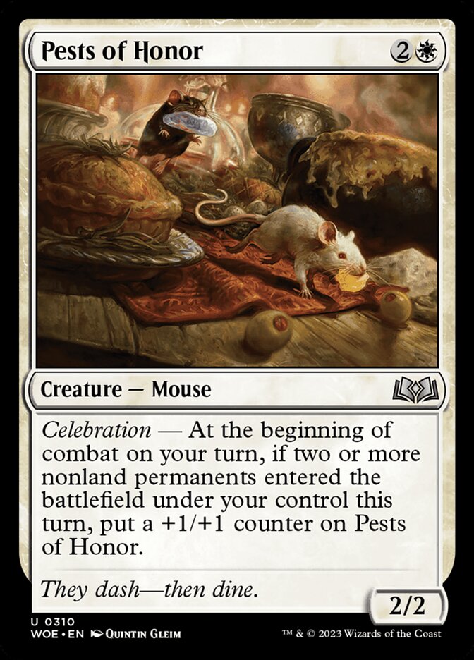 Pests of Honor (310) - Wilds of Eldraine (WOE)