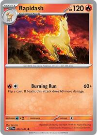 Rapidash (20) - SV07: Stellar Crown (SCR)
