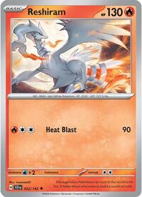 Reshiram (22) - SV07: Stellar Crown (SCR)