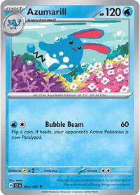 Azumarill (34) - SV07: Stellar Crown (SCR)