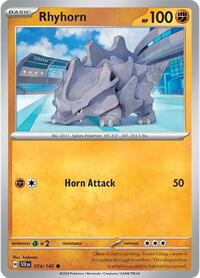 Rhyhorn (74) - SV07: Stellar Crown (SCR)