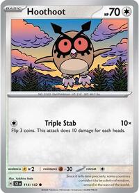 Hoothoot (114) - SV07: Stellar Crown (SCR)