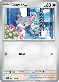 Glameow (116) - SV07: Stellar Crown (SCR)