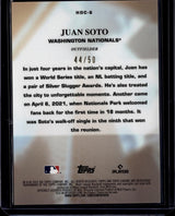 2022 Topps Chrome #HOC-6 Juan Soto Heart of the City Gold Refractor