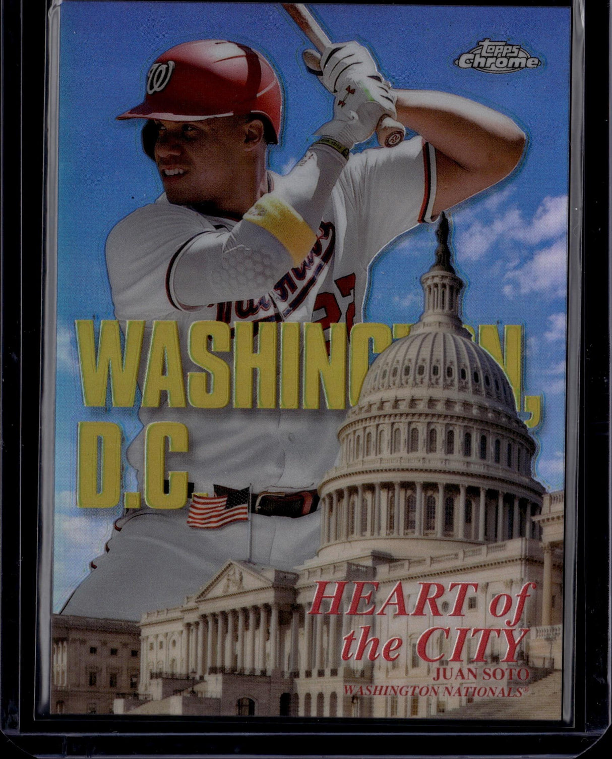 2022 Topps Chrome #HOC-6 Juan Soto Heart of the City Gold Refractor