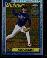 2025 Topps Roki Sasaki 1990 Topps 35th Anniversary Chrome Gold Refractor /50