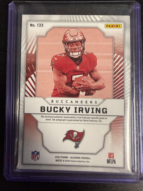 2024 Panini Illusions #133 Bucky Irving First Impressions Auto Bronze /299