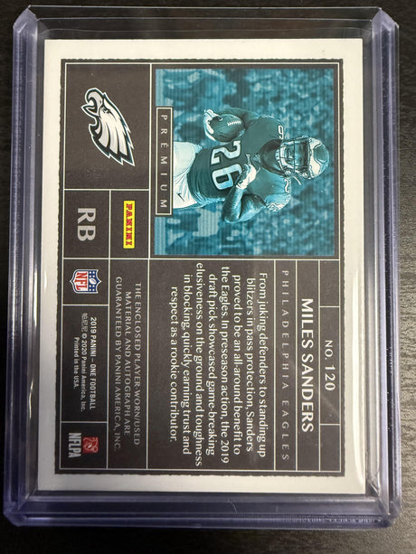 2019 Panini One #120 Miles Sanders Bronze