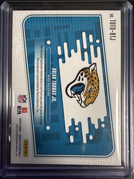 2024 Panini Absolute Brian Thomas Jr. Tools of the Trade Dual Relic Auto /25
