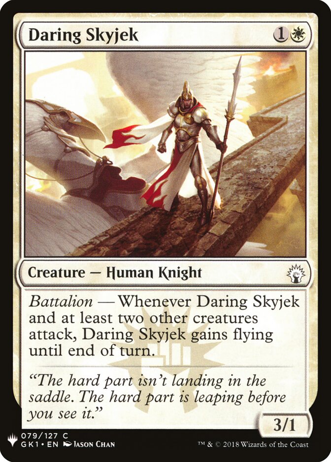 Daring Skyjek (GK1-79) - The List (PLST)